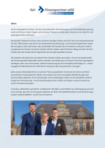 fair-Finanzpartner Bewerbungsmappe