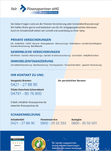 fair Finanzpartner Kundenordner Deckblatt