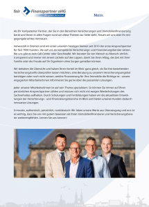 fair-Finanzpartner Bewerbungsmappe